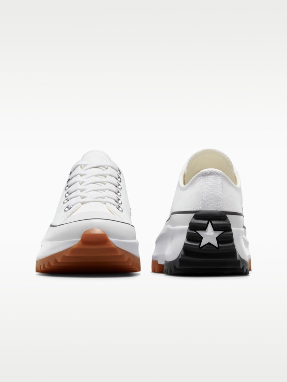 Converse Run Star Hike Platform White with Brown and Black Accents - Picture 5 of 8